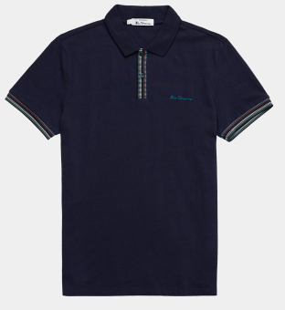 Ben Sherman Polo Shirt Mens Black