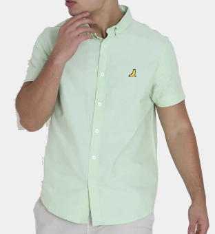 Brave Soul Shirt Mens Mint Green