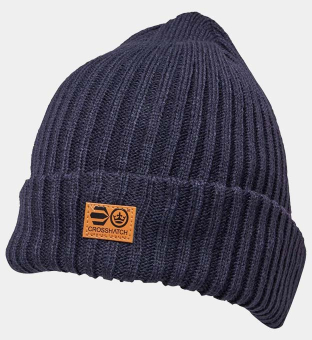 Crosshatch Hat Mens Navy Blue