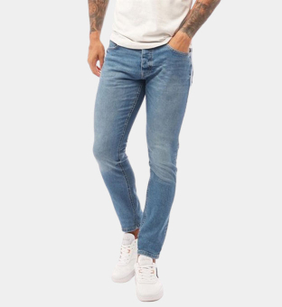 Crosshatch Jeans Mens Light Blue