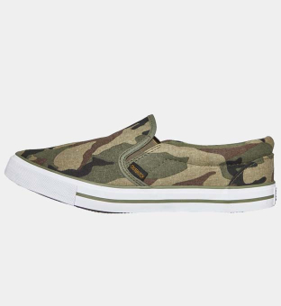 Crosshatch Trainers Mens Green Camo