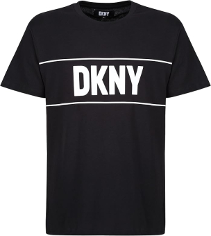 DKNY T-shirt Mens Black White