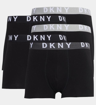 DKNY 5 Pack Boxers Mens Black