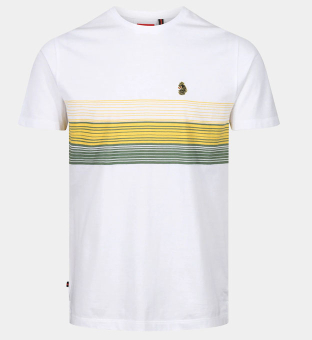 Luke 1977 T-shirt Mens White Green Yellow