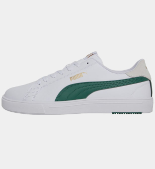 Puma Trainers Mens White Green Gold