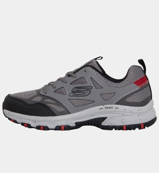 Skechers Lace-ups Mens Charcoal Red