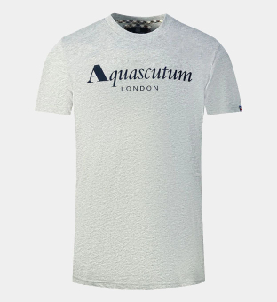 Aquascutum T-shirt Mens Grey