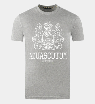 Aquascutum T-shirt Mens Grey